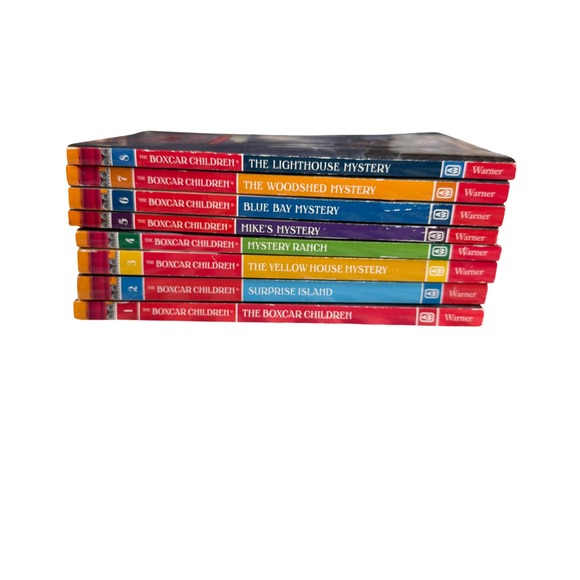 The Boxcar Children Books 1-8 Set Gertrude Chandler Warner Mystery Series PB - Picture 3 of 5